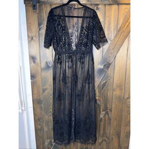 Blashe Sheer Duster Kimono Robe